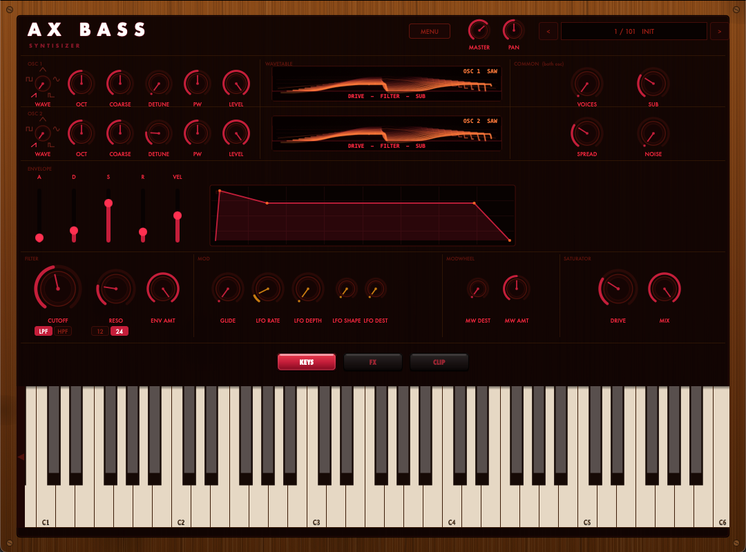 AX Bass Synth plugin